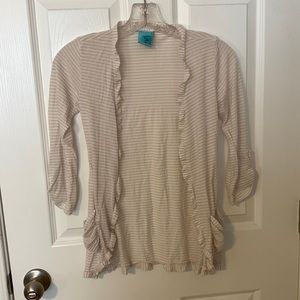 h.i.p. Cardigan with Ruffle Detail